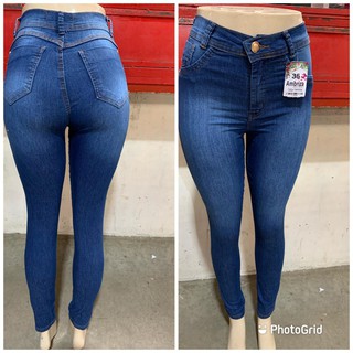 Calça Feminina Jeans com Lycra Skinny na promoção