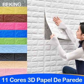 【Atacado/Em estoque】Papel de parede autoadesivo à prova d'água 3D para decoração de parede de quarto de cozinha de casa 35x38cm /30x35cm