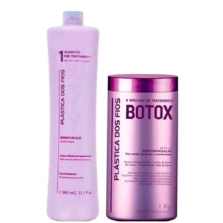 combo botox plastica dos fios + shampoo