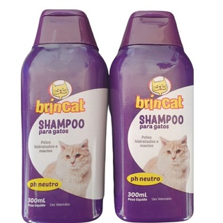Shampoo brincat brilho hidratação facil pentear para gatos 300ml