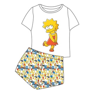 Pijama Lisa Simpsons Curto Adulto E Infantil