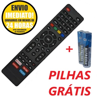 Controle Tv Philco Smart 4k Tecla Netflix Globo Play YouTube
