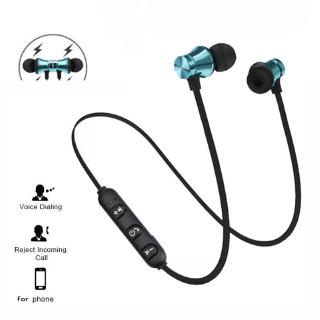 Fone de Ouvido Estéreo com Bluetooth Magnético Esportivo com Microfone HD sem Fio / Earbuds / Headset para Android/iOS