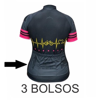 Camisas ciclismo ciclista feminina