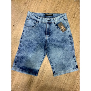 PROMOCAO Bermuda jeans lisa masculina (3)