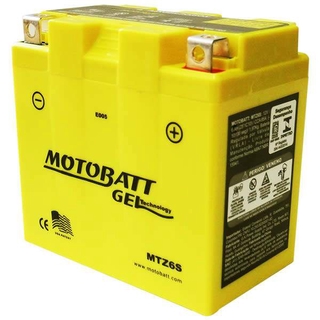 Bateria de Moto Gel Motobatt MTZ6S 6Ah 85 CCA