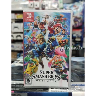 Super Smash Bros Ultimate - Nintendo Switch Inglês Físico Novo