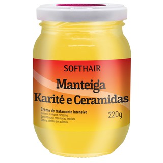 Manteiga Karité e Ceramidas 220G SOFTHAIR