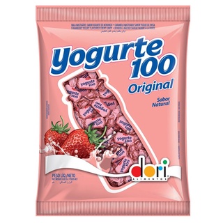 Bala Yogurte 100 Original Morango 400g
