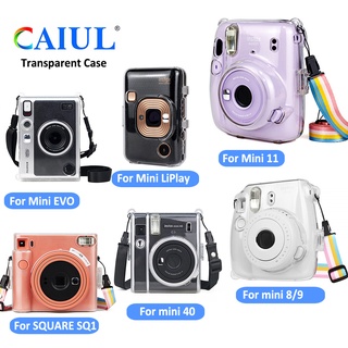 【Free Sticker】Capa Transparente Cristal Para Câmera Fujifilm Instax Mini 7s 8 9 1140 Liplay EVO