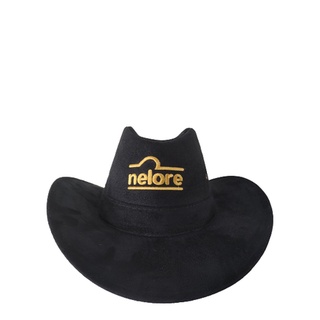 Chapéu de camurça nelore, cowboy, rodeio, country, festa junina - unisex