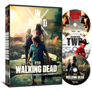 DVD Série The Walking Dead 8ª,9ª e 10ª Temporada Dual Áudio
