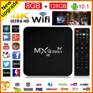 Mxq Pro 4k 2.4ghz / 5ghz Wifi Android 10.0 Quad Core Smart Tv Box Media Player 2BG+ 16GB/2GB+128GB TV BOX (1)