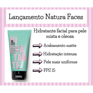 Hidratante Facial Clareador Pele Oleosa e Mista Natura Faces (3)