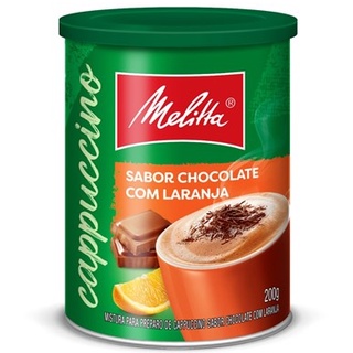 Capuccino Melitta "novo" Cappuccino Choc c/laranja 200g