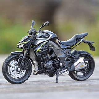 Welly 1:18 Kawasaki 2017 Z1000 R Edition Static Die Cast Veículos Colecionáveis Moto Modelo Brinquedos