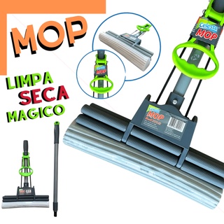 Rodo Mágico Mop Fácil Limpeza Geral Mop Fácil Cabo Extensor Aço Inox Original (1)