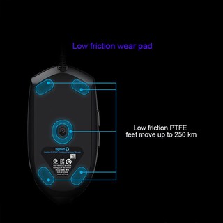Mouse Óptico 8000DPI Logitech G102 Com Fio Para Jogos (7)
