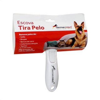 Removedor Pelo Cachorro Gato Pet Roupa Ecológico Pratico Vermelho (3)