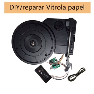 Vitrola movimento Toca Discos Pulse vinil discos 20CM Raveo Sonetto ,DIY,reparar papel