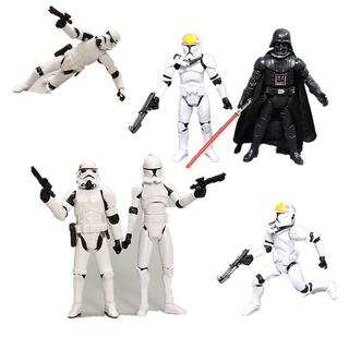 < Disponível > Boneco Figuras De Anime Star Wars Pvc The Mandalorian Imperial Stormtrooper Darth Vader Modelo Boneca Brinquedos Presente De Meninos