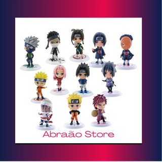 Boneco colecionaveis personagem Naruto, action figure Naruto, sasuske,sakura,kakashi,itachi,gaara,obito, zabusa, haku e keller bee.