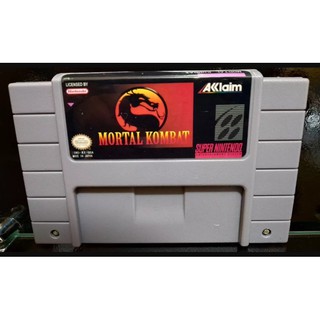 Fita / Cartucho Mortal Kombat 1 Super Nintendo Snes