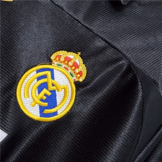 Real Madrid 1998-1999 Camisa De Futebol Masculina Preta Retrô / Uniforme De Equipe / Aaa + (6)