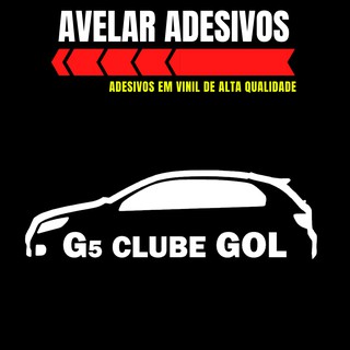 Adesivo G5 Clube GOL (22cmx7cm)
