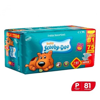 Fraldas descartável - Scooby Doo - TAM P ao XXG