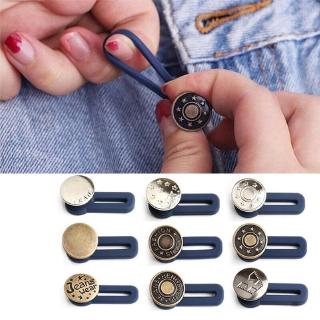 Desmontagem Ajustável Retrátil Botão De Extensão Da Cintura Jeans / Botões Carta De Metal / Botões De Costura Livre