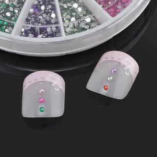 3D Nail Art 1.5mm 3600pcs Strass Brilho Decoração Dicas Diamante Roda Jóia (2)