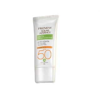 Avon Protetor Solar Facial Renew Advance Matte Anti-Idade FPS50 50g Incolor