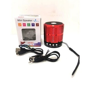 Mini Caixinha Som Ws-887 Bluetooth Portátil Usb Mp3 P2 Sd Rádio Fm (4)
