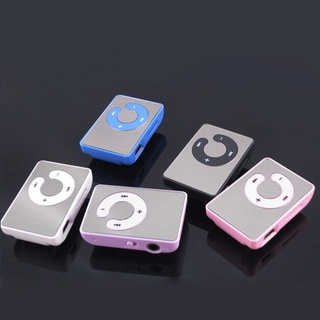Mini Mirror Clip USB Digital Mp3 Music Player Cartão M0S5 F6X7 Novo ~ Apoio TF I3T8 (3)