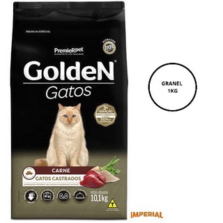 Ração Golden para Gatos Adultos Castrados 1kg