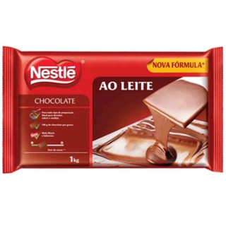 Chocolate Nestlé ao Leite Barra 1kg