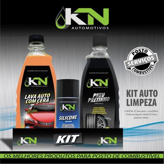 Kit Auto Limpeza Automotiva KN