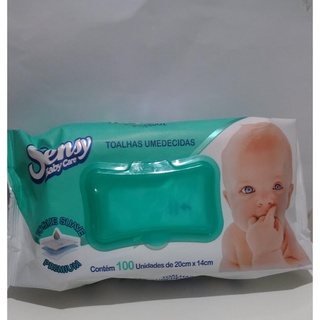 Toalhinhas Umedecidas Sensy Baby Care 100 unidades.