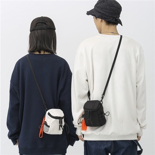 Saco Homens ulzzang Moda Coreano nylon mini sling bag crossbody shoulder messenger Para