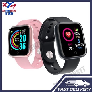 syt (hot) Y68 Smart Watch Fitness Digital Heart Rate Jam Tangan Wanita Lelaki Men