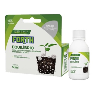 Fertilizante Adubo Forth Equilíbrio 60ml Concentrado Cálcio para sua planta Forth Equilíbrio