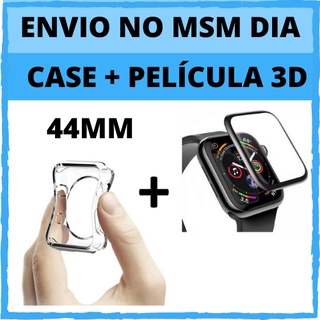 Capa Case Bumper + Película 3D Protetora Nanogel Para Smartwatch Anti Impacto Queda Apple Watch Iwo 13 X8 W27 pro