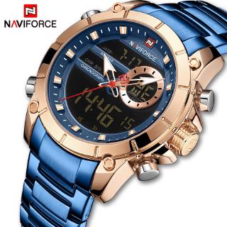 NAVIFORCE Brand Men Military Sport Wrist Watch Waterproof Quartz Stainless Steel Male Clock Watches Relogio Masculino