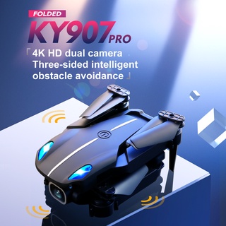 BV KY907 Pro Drone 4K Profissional HD Câmera Dupla Com Wi-Fi Obstacle Evitance Altura Manter Mini Dobrável RC Qua