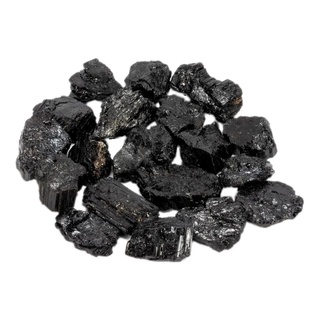 100g De Pedra Bruta Turmalina Negra Cristal Natural Semi Preciosa Proteção Energética
