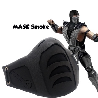 máscara modelo smoke mortal kombat varios tamanhos cor preta (4)