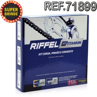 Kit Relacão Transmissão Pop 100 Riffel Titanium 35x14 REF- 71899