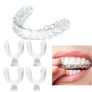 2 Pares de moldeira clareamento branqueamento dental em silicone Termo Moldável Molde Silicone Clareamento ou Bruxismo (envio Imediato)