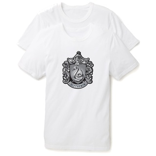 Camiseta Camisa Harry Potter Sonserina Slytherin J K Rowling Literária Filme Branca (3)